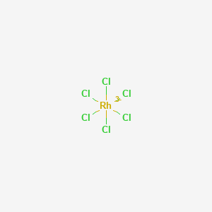 molecular formula Cl6Rh-3 B1226387 Hexachlororhodate(3-) 