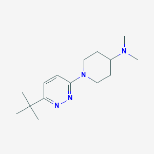 molecular formula C15H26N4 B12263871 1-(6-tert-butylpyridazin-3-yl)-N,N-dimethylpiperidin-4-amine 