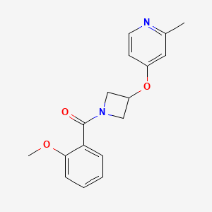 4-{[1-(2-Methoxybenzoyl)azetidin-3-yl]oxy}-2-methylpyridine