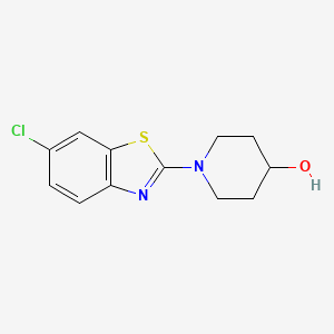 1-(6-Chloro-1,3-benzothiazol-2-yl)piperidin-4-ol