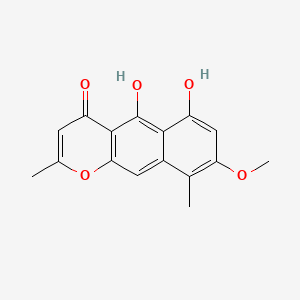 molecular formula C16H14O5 B1226396 Quinquangulin CAS No. 62715-75-7