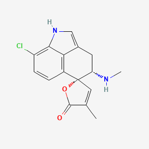 molecular formula C16H15ClN2O2 B1226403 8-氯鲁古洛瓦辛A CAS No. 59787-45-0