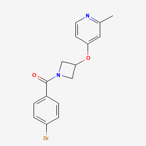 4-{[1-(4-Bromobenzoyl)azetidin-3-yl]oxy}-2-methylpyridine