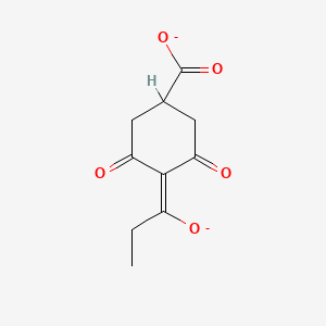 Calcium 4-(1-oxidopropylidene)-3,5-dioxocyclohexanecarboxylate