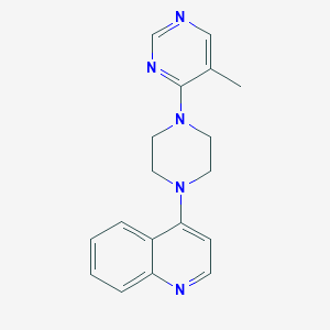 4-[4-(5-Methylpyrimidin-4-yl)piperazin-1-yl]quinoline