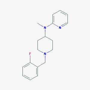 N-{1-[(2-fluorophenyl)methyl]piperidin-4-yl}-N-methylpyridin-2-amine