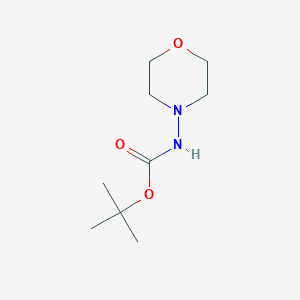 molecular formula C9H18N2O3 B122642 Tert-butyl N-morpholin-4-ylcarbamate CAS No. 150884-54-1