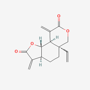 molecular formula C15H16O4 B1226429 Deoxyvernolepin CAS No. 59076-96-9