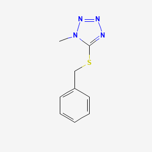 molecular formula C9H10N4S B12264349 5-(benzylsulfanyl)-1-methyl-1H-tetrazole CAS No. 56610-79-8