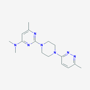 N,N,6-trimethyl-2-[4-(6-methylpyridazin-3-yl)piperazin-1-yl]pyrimidin-4-amine