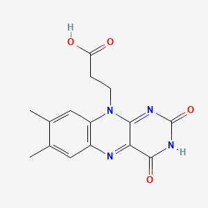10-(Carboxyethyl)flavin