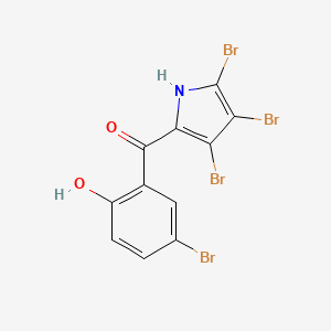 Methanone, (5-bromo-2-hydroxyphenyl)(3,4,5-tribromo-1H-pyrrol-2-yl)-