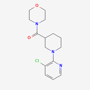 4-[1-(3-Chloropyridin-2-yl)piperidine-3-carbonyl]morpholine