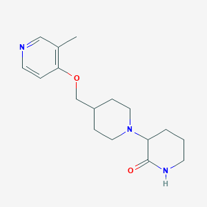 4-{[(3-Methylpyridin-4-yl)oxy]methyl}-[1,3'-bipiperidine]-2'-one