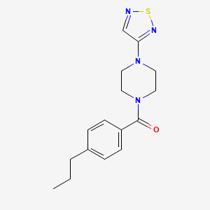 1-(4-Propylbenzoyl)-4-(1,2,5-thiadiazol-3-yl)piperazine