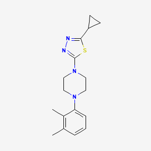 1-(5-Cyclopropyl-1,3,4-thiadiazol-2-yl)-4-(2,3-dimethylphenyl)piperazine