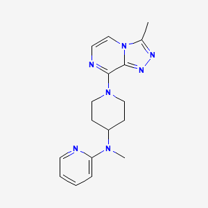 N-methyl-N-(1-{3-methyl-[1,2,4]triazolo[4,3-a]pyrazin-8-yl}piperidin-4-yl)pyridin-2-amine