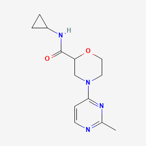 N-cyclopropyl-4-(2-methylpyrimidin-4-yl)morpholine-2-carboxamide