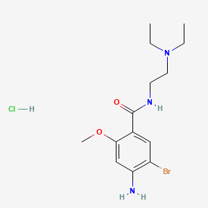 molecular formula C14H23BrClN3O2 B1226487 Bromopride hydrochloride CAS No. 52423-56-0
