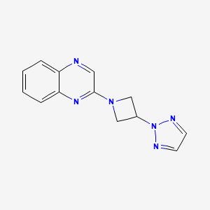 2-[3-(2H-1,2,3-triazol-2-yl)azetidin-1-yl]quinoxaline