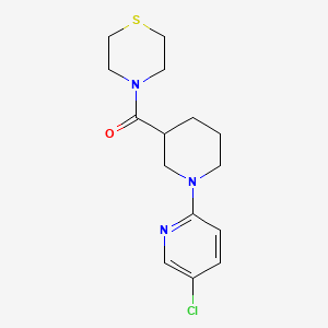 4-[1-(5-Chloropyridin-2-yl)piperidine-3-carbonyl]thiomorpholine