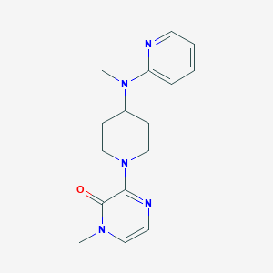 1-Methyl-3-{4-[methyl(pyridin-2-yl)amino]piperidin-1-yl}-1,2-dihydropyrazin-2-one