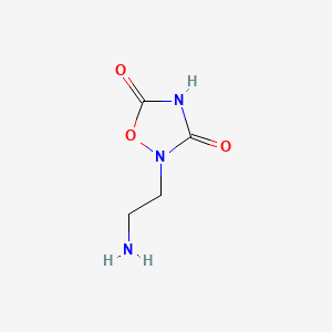 molecular formula C4H7N3O3 B1226502 Quisqualamine CAS No. 68373-11-5