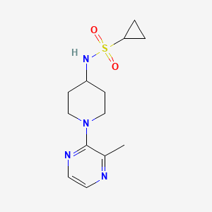 N-[1-(3-methylpyrazin-2-yl)piperidin-4-yl]cyclopropanesulfonamide