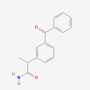 molecular formula C16H15NO2 B122651 Ketoprofen amide CAS No. 59512-16-2