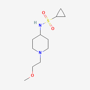 N-[1-(2-methoxyethyl)piperidin-4-yl]cyclopropanesulfonamide