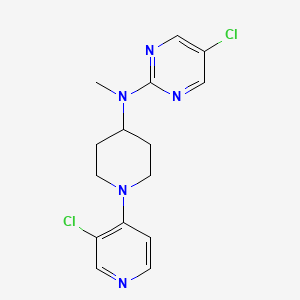 5-chloro-N-[1-(3-chloropyridin-4-yl)piperidin-4-yl]-N-methylpyrimidin-2-amine