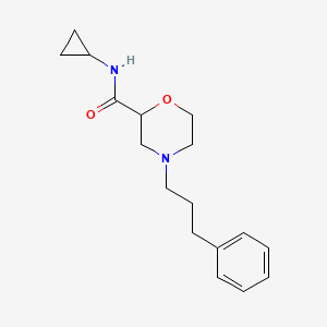 N-cyclopropyl-4-(3-phenylpropyl)morpholine-2-carboxamide