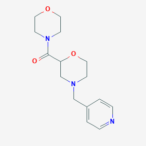 2-(Morpholine-4-carbonyl)-4-[(pyridin-4-yl)methyl]morpholine