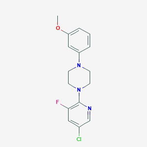 1-(5-Chloro-3-fluoropyridin-2-yl)-4-(3-methoxyphenyl)piperazine