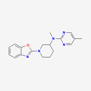 N-[1-(1,3-benzoxazol-2-yl)piperidin-3-yl]-N,5-dimethylpyrimidin-2-amine