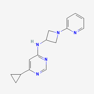 6-cyclopropyl-N-[1-(pyridin-2-yl)azetidin-3-yl]pyrimidin-4-amine