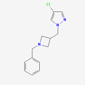 1-[(1-benzylazetidin-3-yl)methyl]-4-chloro-1H-pyrazole