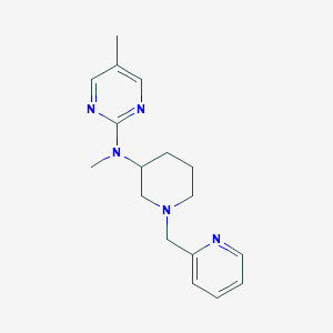 N,5-dimethyl-N-{1-[(pyridin-2-yl)methyl]piperidin-3-yl}pyrimidin-2-amine