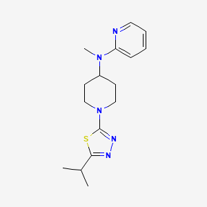 N-methyl-N-{1-[5-(propan-2-yl)-1,3,4-thiadiazol-2-yl]piperidin-4-yl}pyridin-2-amine