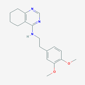 molecular formula C18H23N3O2 B12265435 N-[2-(3,4-dimethoxyphenyl)ethyl]-5,6,7,8-tetrahydroquinazolin-4-amine 