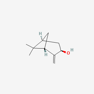 molecular formula C10H16O B1226544 (-)-trans-Pinocarveol CAS No. 547-61-5