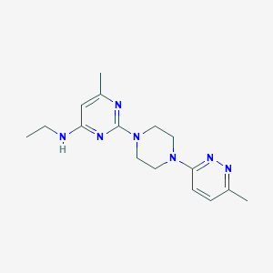 N-ethyl-6-methyl-2-[4-(6-methylpyridazin-3-yl)piperazin-1-yl]pyrimidin-4-amine