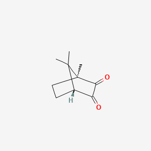 molecular formula C10H14O2 B1226547 (1S,4R)-1,7,7-trimethylbicyclo[2.2.1]heptane-2,3-dione CAS No. 2767-84-2