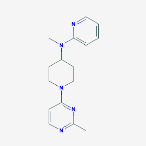 N-methyl-N-[1-(2-methylpyrimidin-4-yl)piperidin-4-yl]pyridin-2-amine