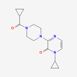 3-(4-Cyclopropanecarbonylpiperazin-1-yl)-1-cyclopropyl-1,2-dihydropyrazin-2-one