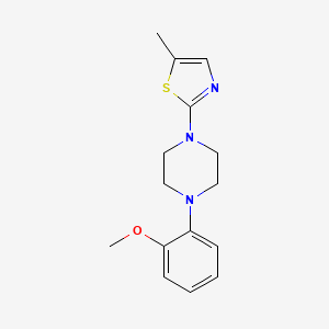 1-(2-Methoxyphenyl)-4-(5-methyl-1,3-thiazol-2-yl)piperazine