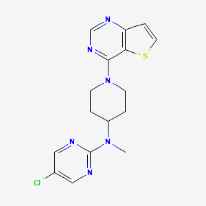 5-chloro-N-methyl-N-(1-{thieno[3,2-d]pyrimidin-4-yl}piperidin-4-yl)pyrimidin-2-amine