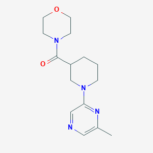 4-[1-(6-Methylpyrazin-2-yl)piperidine-3-carbonyl]morpholine