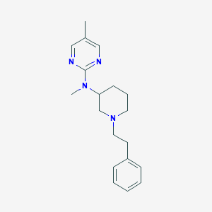 N,5-dimethyl-N-[1-(2-phenylethyl)piperidin-3-yl]pyrimidin-2-amine