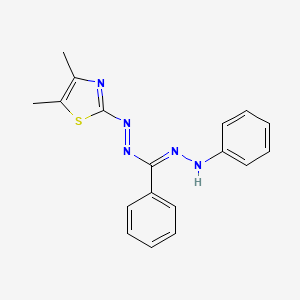 molecular formula C18H17N5S B1226572 Mtt formazan CAS No. 23305-68-2